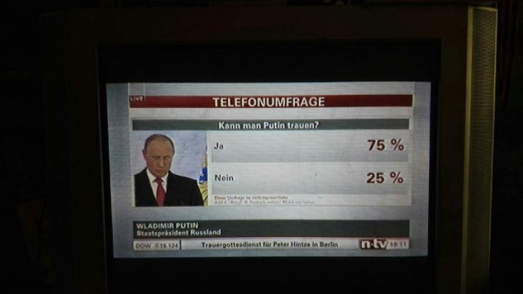 Německá televize musela zastavit online hlasování. Putinovo preference u Němců rostly nebezpečným tempem...