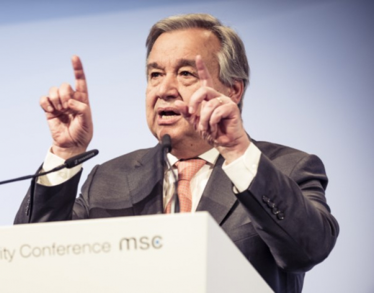 Šéf OSN Guterres slíbil po koronaviru svět přebudovat na nový lepší, hezčí, zelený, bezuhlíkový, pokrokový. Má to jeden háček...