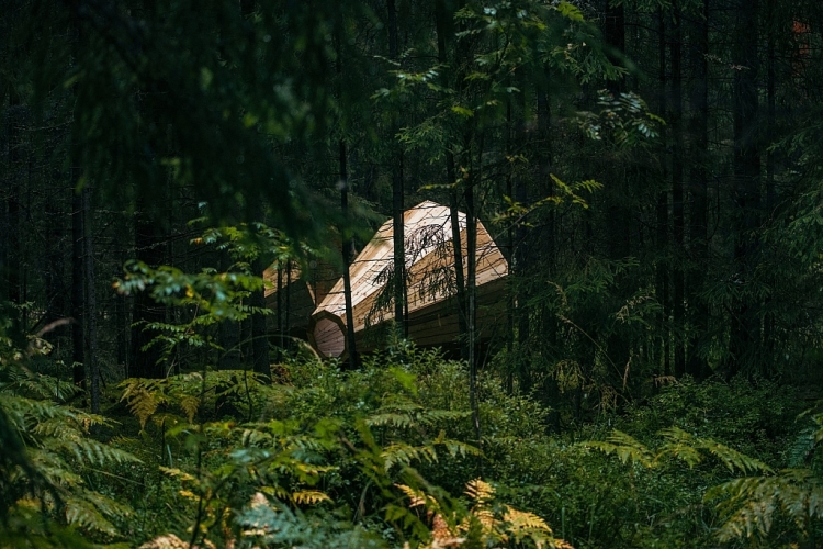 Záhadné megafony jsou k dispozici v hlubokých lesích Estonska