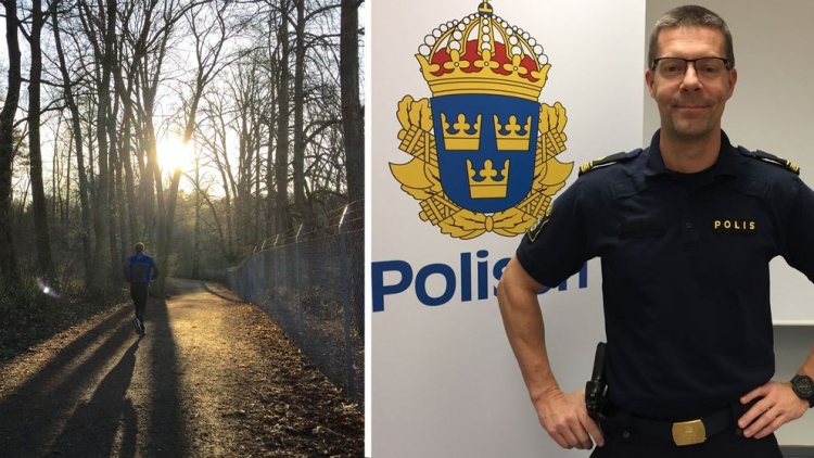 Lidé chodící ve švédském městě Oskarshamn běhat mohou využít policejní doprovod