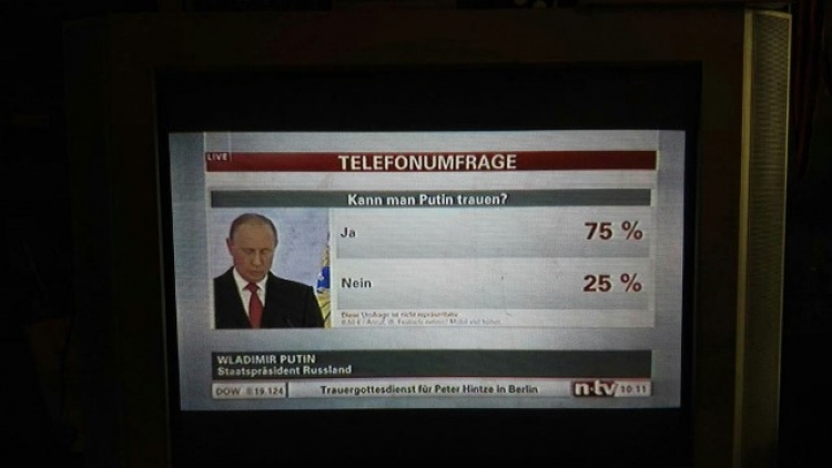 Německá televize musela zastavit online hlasování. Putinovo preference u Němců rostly nebezpečným tempem...