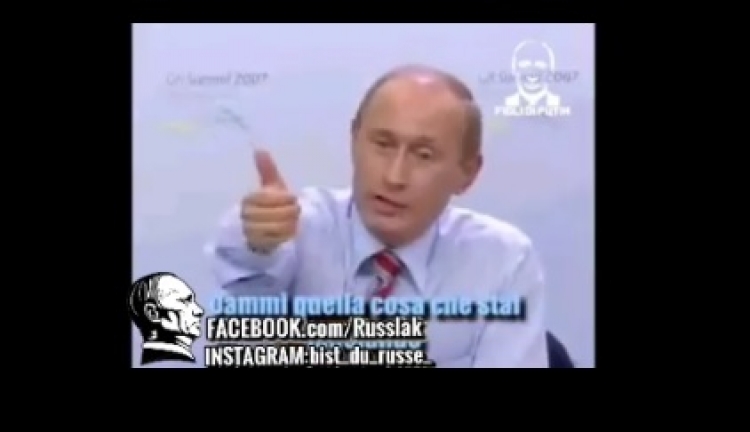 Takto Putin slovně usadil mladíka, který rozhazoval papíry po místnosti